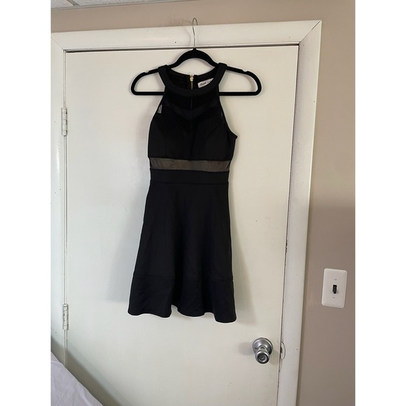 Emerald Sundae Dresses & Skirts - Emerald Sundae Junior's Black Dress With Sheer Netting Size Small Back Zipper